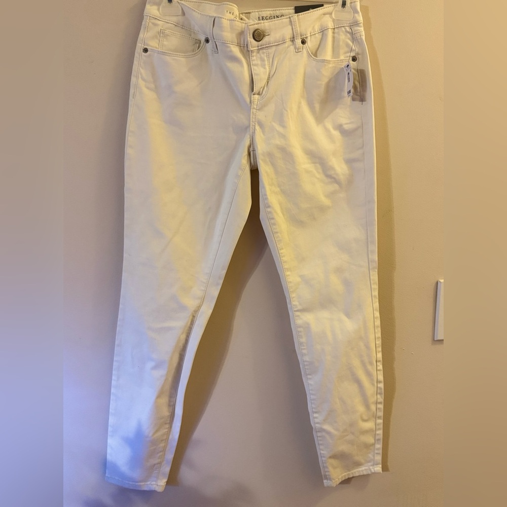 The Limited Cream Skinny Jeans